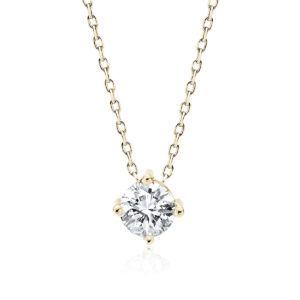Łańcuszek złoty LV01 z diamentem 0,10ct